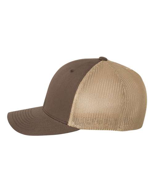 Trucker Cap - Brown/ Khaki - Image 3