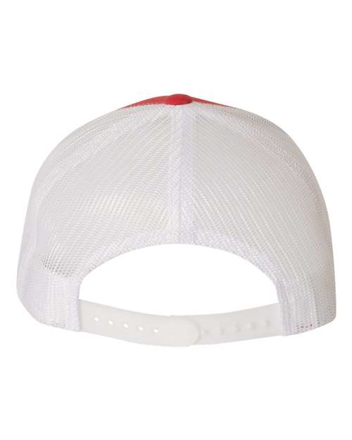 Retro Trucker Cap - Red/ White - Image 2
