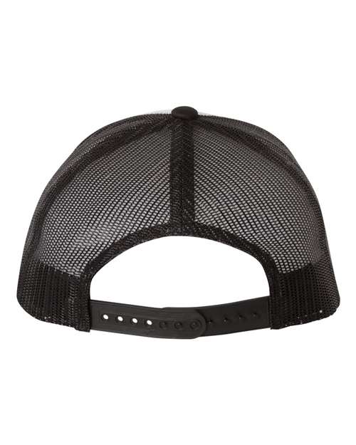 Retro Trucker Cap - Black/ White/ Black - Image 2