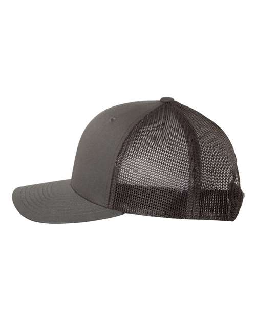Retro Trucker Cap - Charcoal - Image 3