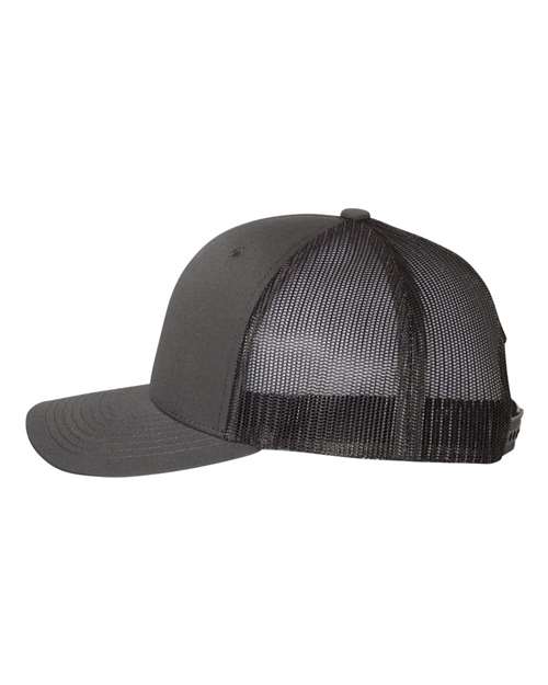 Retro Trucker Cap - Charcoal/ Black - Image 3