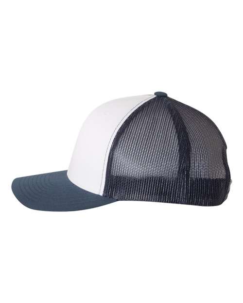 Retro Trucker Cap - Navy/ White/ Navy - Image 3