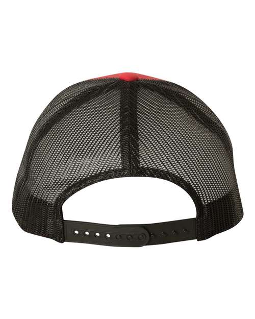 Retro Trucker Cap - Red/ Black - Image 2
