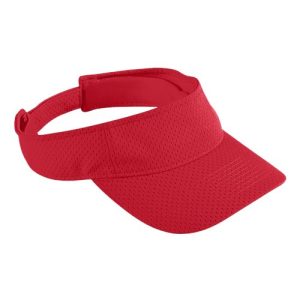 Athletic Mesh Visor - Red