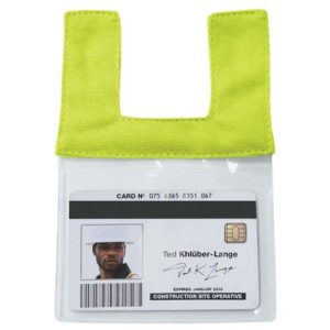 Retractable Clear ID Pocket