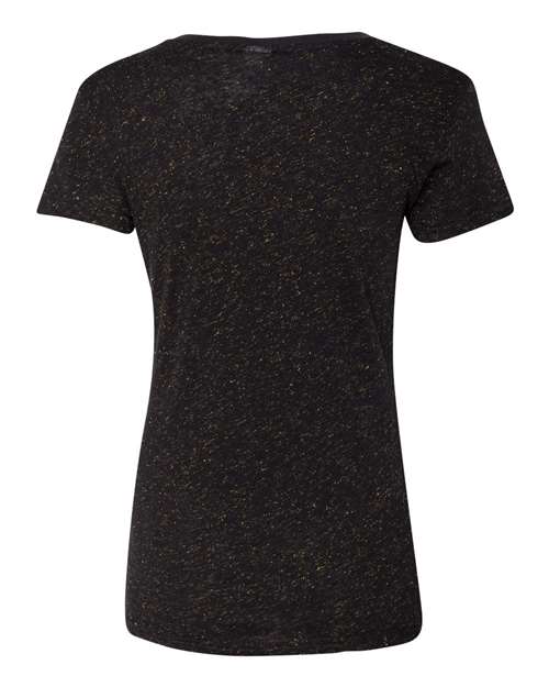 Women’s Glitter V-Neck T-Shirt - Image 2