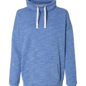 Women’s Mélange Fleece Cowl Neck Sweatshirt