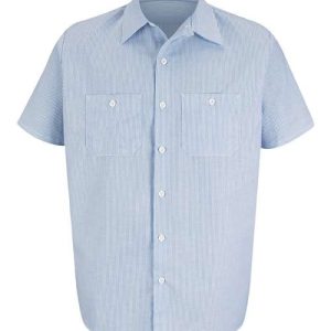 Men's Industrial Stripe Work Shirt