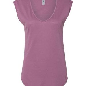 Women's Festival Sleeveless Deep V-Neck T-Shirt