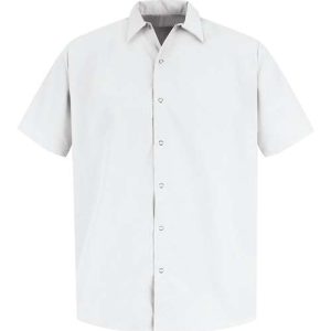 Men's Specialized Pocketless Polyester Work Shirt