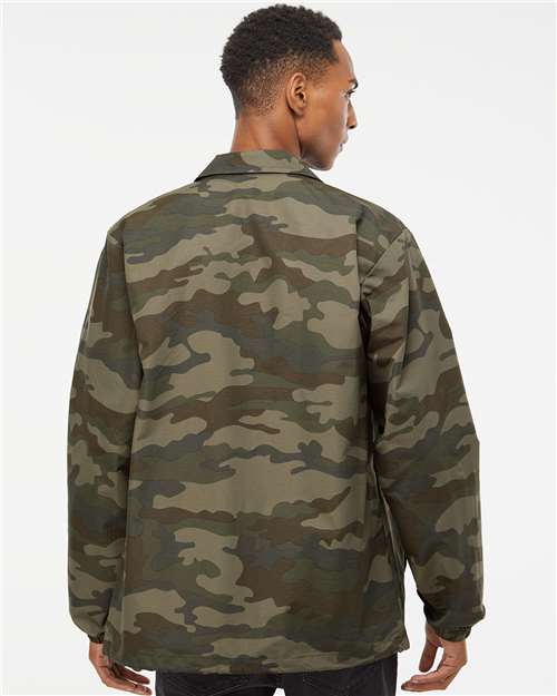 Men's Water-Resistant Windbreaker Coach’s Jacket - Image 6