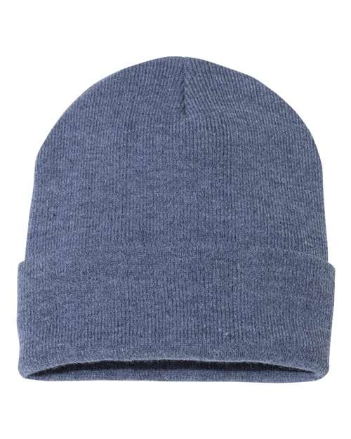 12" Solid Cuffed Beanie - Image 33