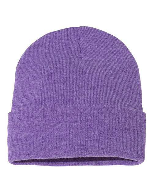 12" Solid Cuffed Beanie - Image 37