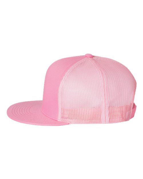 Five-Panel Classic Trucker Cap - Pink - Image 3