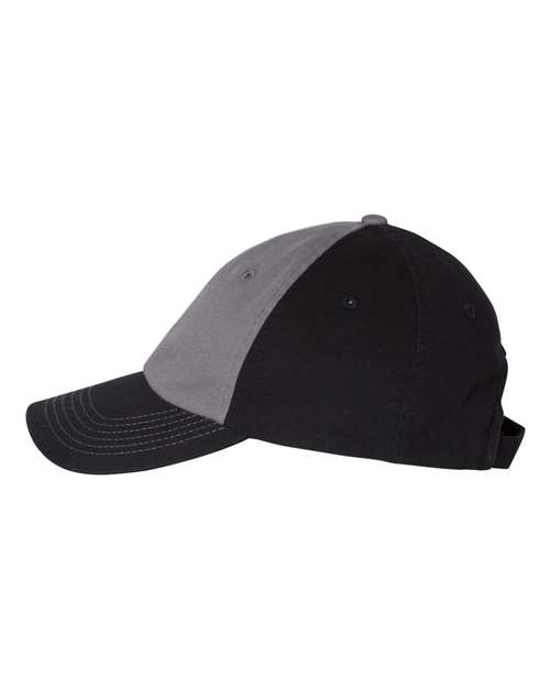 Bio-Washed Classic Dad Hat - Charcoal/ Black - Image 3