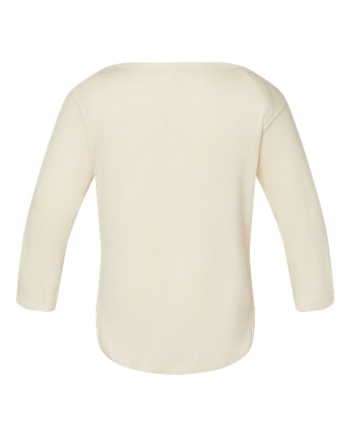 Infant Long Sleeve Baby Rib Bodysuit - Image 2