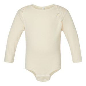 Infant Long Sleeve Baby Rib Bodysuit