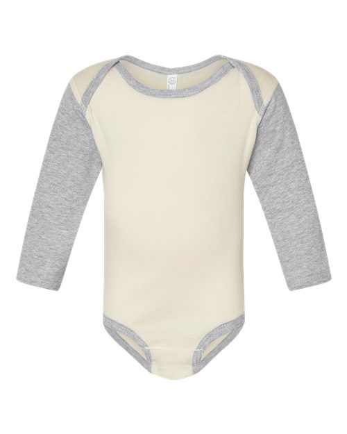Infant Long Sleeve Baby Rib Bodysuit - Image 4
