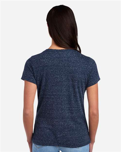 Women's Snow Heather Jersey V-Neck T-Shirt - Image 6