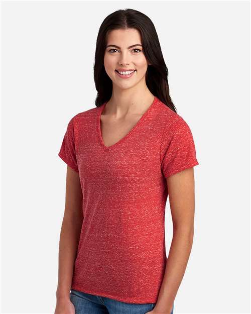 Women's Snow Heather Jersey V-Neck T-Shirt - Image 11