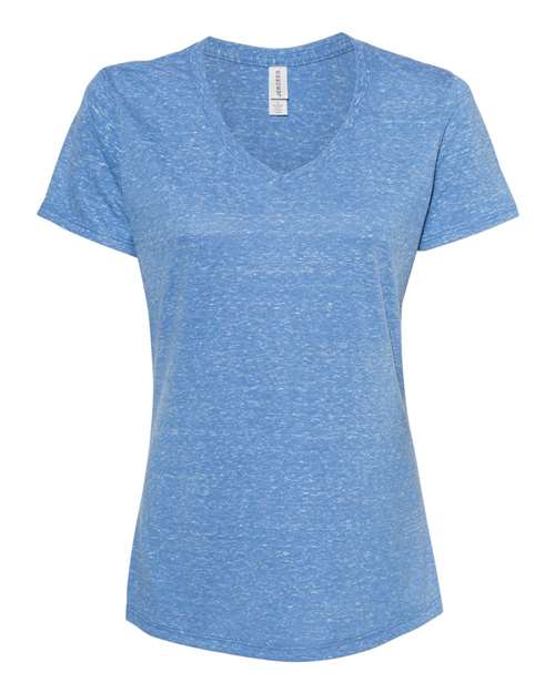 Women's Snow Heather Jersey V-Neck T-Shirt - Image 13