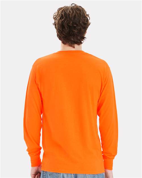 Unisex Workwear Long Sleeve Pocket T-Shirt - Image 6