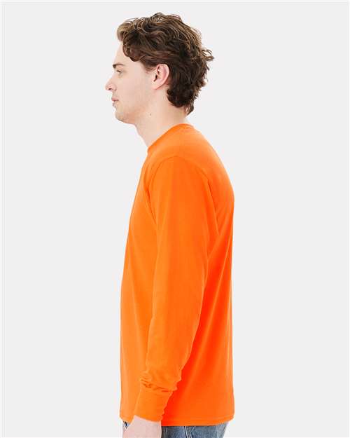 Unisex Workwear Long Sleeve Pocket T-Shirt - Image 5