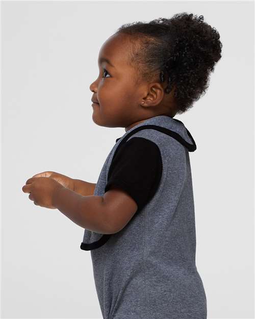 Infant Contrast Trim Premium Jersey Bib - Image 3