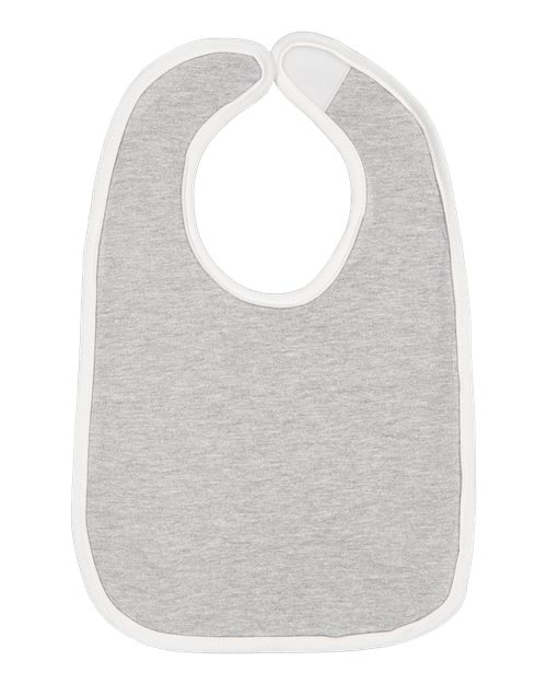 Infant Contrast Trim Premium Jersey Bib - Image 5