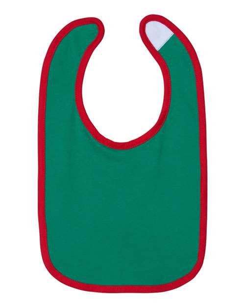 Infant Contrast Trim Premium Jersey Bib - Image 6