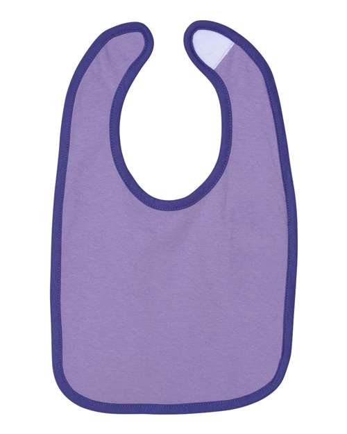 Infant Contrast Trim Premium Jersey Bib - Image 7