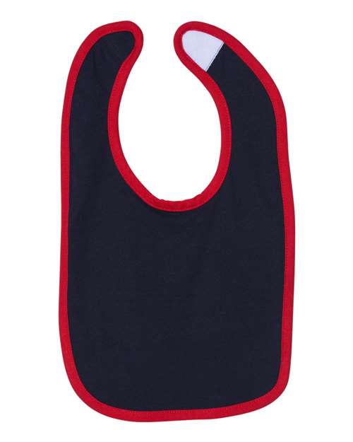 Infant Contrast Trim Premium Jersey Bib - Image 8