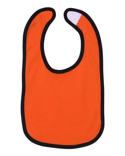 Infant Contrast Trim Premium Jersey Bib - Image 12