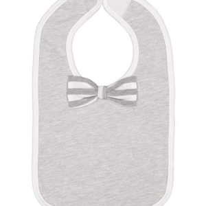 Infant Baby Rib Bow Tie Bib