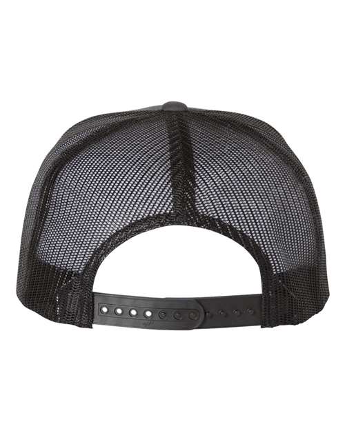 Five-Panel Classic Trucker Cap - Charcoal/ Black - Image 2