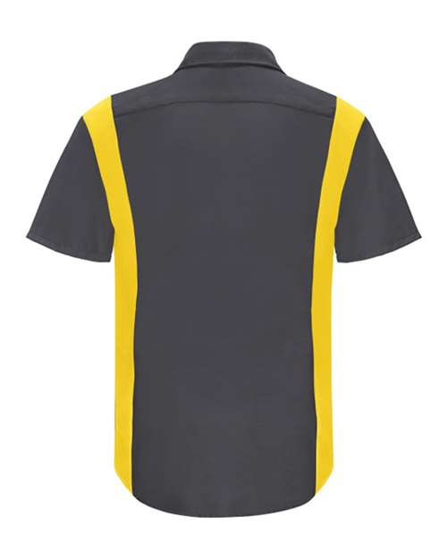Men's Tall Performance Plus Short Sleeve Shirt with Oilblok Technology - Image 4