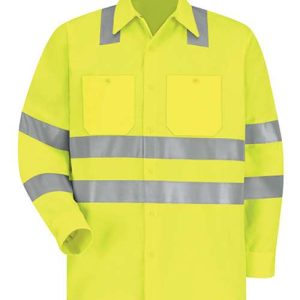 Men's Tall High Visibility Work Shirt