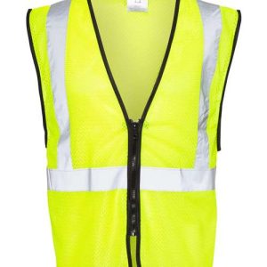 Unisex Zippered Mesh Economy Class 2 Vest