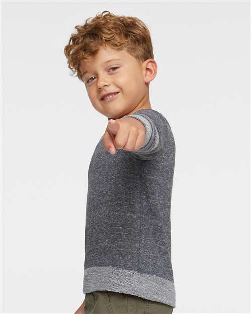 Toddler Harborside Mélange French Terry Crewneck Sweatshirt - Image 17