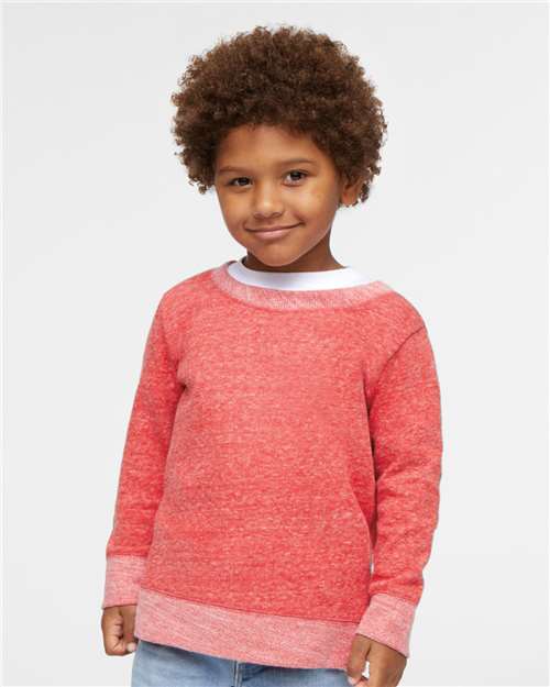 Toddler Harborside Mélange French Terry Crewneck Sweatshirt - Image 10