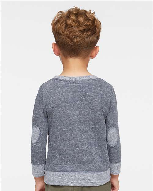 Toddler Harborside Mélange French Terry Crewneck Sweatshirt - Image 6