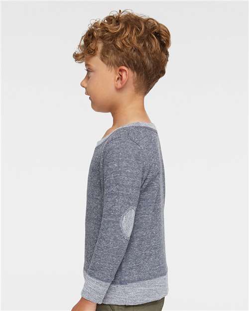 Toddler Harborside Mélange French Terry Crewneck Sweatshirt - Image 5