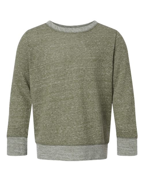 Youth Harborside Mélange French Terry Crewneck Sweatshirt - Image 4
