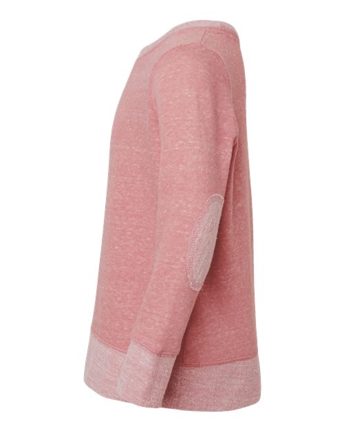 Youth Harborside Mélange French Terry Crewneck Sweatshirt - Image 3