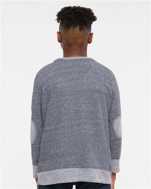 Youth Harborside Mélange French Terry Crewneck Sweatshirt - Image 12