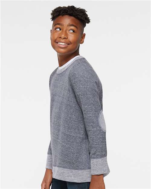 Youth Harborside Mélange French Terry Crewneck Sweatshirt - Image 11