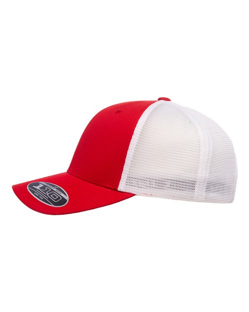 110® Mesh-Back Cap - Red/ White - Image 3