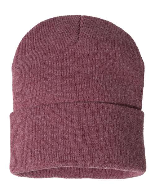 12" Solid Cuffed Beanie - Image 23