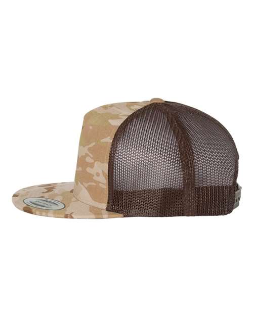 Five-Panel Classic Trucker Cap - Multicam Arid/ Brown - Image 3