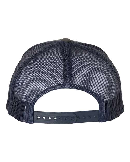 Retro Trucker Cap - Charcoal/ Navy - Image 2